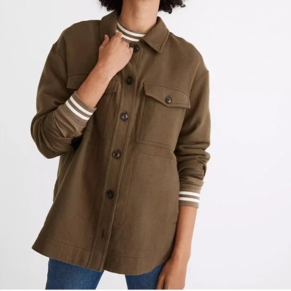 Madewell Waffleback Branner Shirt Jacket Size Medium
